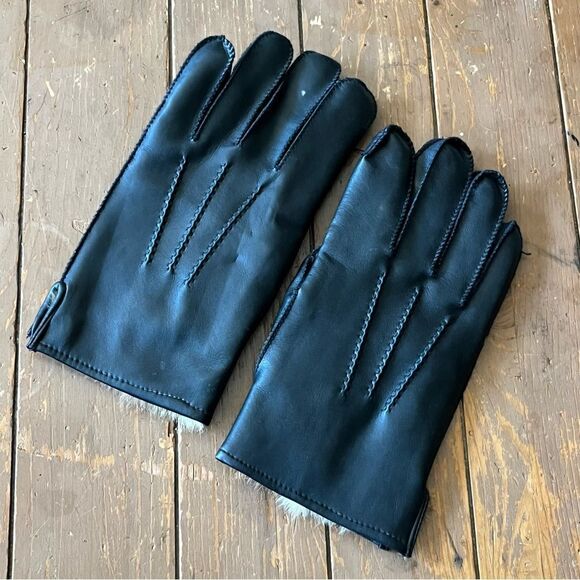 Rabbit Rabbit Rabbit Other - Rabbit Fur Lined Leather Gloves